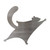 Flying Squirrel Steel Cutout Shape, Raw Metal Wall Art and Craft Supply