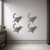 Flying Squirrel Steel Cutout Shape, Raw Metal Wall Art and Craft Supply