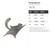 Flying Squirrel Steel Cutout Shape, Raw Metal Wall Art and Craft Supply
