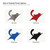 Flying Squirrel Steel Cutout Shape, Raw Metal Wall Art and Craft Supply