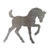 Foal 1 Steel Cutout Shape, Raw Metal Wall Art and Craft Supply