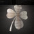 Four Leaf Clover 1 Steel Cutout Shape, Raw Metal Wall Art and Craft Supply