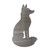 Fox 4 Steel Cutout Shape, Raw Metal Wall Art and Craft Supply