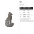 Fox 4 Steel Cutout Shape, Raw Metal Wall Art and Craft Supply