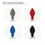 Christmas Light Bulb Steel Cutout Shape, Raw Metal Wall Art and Craft Supply