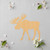 Moose 4 Wood Cutout for Crafts, Unfinished Baltic Birch Craft Shape