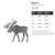 Moose 4 Steel Cutout Shape, Raw Metal Wall Art and Craft Supply