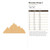 Mountain Range 2 Wood Cutout for Crafts, Unfinished Baltic Birch Craft Shape