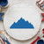 Mountain Range 2 Reusable Mylar Stencil, 10 mil Plastic Paint Stencil for Crafts and Decor