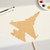 Fighter Jet Wood Cutout for Crafts, Unfinished Baltic Birch Craft Shape