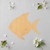 Fish 2 Wood Cutout for Crafts, Unfinished Baltic Birch Craft Shape