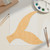 Fish Tail Wood Cutout for Crafts, Unfinished Baltic Birch Craft Shape