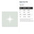 Eight Point Star Reusable Mylar Stencil, 10 mil Plastic Paint Stencil for Crafts and Decor