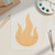 Flame Wood Cutout for Crafts, Unfinished Baltic Birch Craft Shape