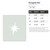 Elongated Star Reusable Mylar Stencil, 10 mil Plastic Paint Stencil for Crafts and Decor