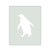 Emperor Penguin Reusable Mylar Stencil, 10 mil Plastic Paint Stencil for Crafts and Decor