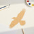 Flying Raven Wood Cutout for Crafts, Unfinished Baltic Birch Craft Shape