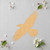 Flying Raven Wood Cutout for Crafts, Unfinished Baltic Birch Craft Shape