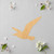 Flying Seagull Wood Cutout for Crafts, Unfinished Baltic Birch Craft Shape