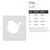 Fat Bird Reusable Mylar Stencil, 10 mil Plastic Paint Stencil for Crafts and Decor