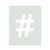 Hash Tag Reusable Mylar Stencil, 10 mil Plastic Paint Stencil for Crafts and Decor
