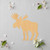 Moose 3 Wood Cutout for Crafts, Unfinished Baltic Birch Craft Shape