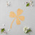 Four Leaf Clover 2 Wood Cutout for Crafts, Unfinished Baltic Birch Craft Shape