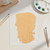 Frankenstien Head Wood Cutout for Crafts, Unfinished Baltic Birch Craft Shape