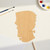 Frankenstien Head Wood Cutout for Crafts, Unfinished Baltic Birch Craft Shape