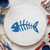 Fish Bones Reusable Mylar Stencil, 10 mil Plastic Paint Stencil for Crafts and Decor
