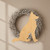 German Shepherd 2 Wood Cutout for Crafts, Unfinished Baltic Birch Craft Shape