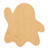 Ghost Waving Wood Cutout for Crafts, Unfinished Baltic Birch Craft Shape