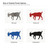 Goat 3 Steel Cutout Shape, Raw Metal Wall Art and Craft Supply