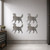 Golden Retriever Steel Cutout Shape, Raw Metal Wall Art and Craft Supply