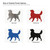Golden Retriever Steel Cutout Shape, Raw Metal Wall Art and Craft Supply