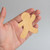 Gingerbread Man 2 Wood Cutout for Crafts, Unfinished Baltic Birch Craft Shape