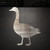 Goose Steel Cutout Shape, Raw Metal Wall Art and Craft Supply