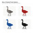 Goose Steel Cutout Shape, Raw Metal Wall Art and Craft Supply