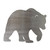 Grizzly Bear 2 Steel Cutout Shape, Raw Metal Wall Art and Craft Supply