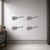 Guitar 1 Steel Cutout Shape, Raw Metal Wall Art and Craft Supply