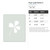 Four Leaf Clover 2 Reusable Mylar Stencil, 10 mil Plastic Paint Stencil for Crafts and Decor