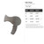 Hair Dryer Steel Cutout Shape, Raw Metal Wall Art and Craft Supply