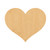 Heart 4 Wood Cutout for Crafts, Unfinished Baltic Birch Craft Shape