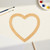 Heart Frame Wood Cutout for Crafts, Unfinished Baltic Birch Craft Shape