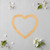 Heart Frame Wood Cutout for Crafts, Unfinished Baltic Birch Craft Shape