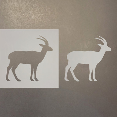 Antelope 3 Reusable Mylar Stencils - Laser Wood Shapes