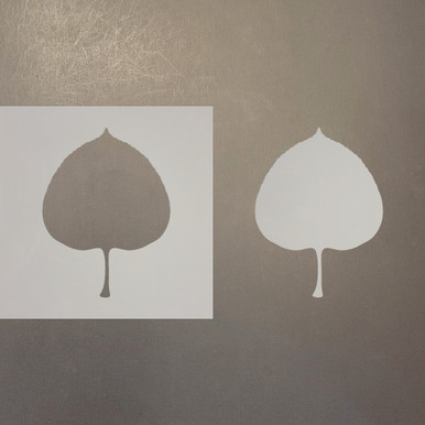Aspen Leaf Reusable Mylar Stencils - Laser Wood Shapes