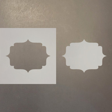 Bracket Frame Reusable Mylar Stencils - Laser Wood Shapes