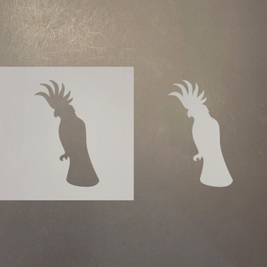 Cockatoo Reusable Mylar Stencils - Laser Wood Shapes
