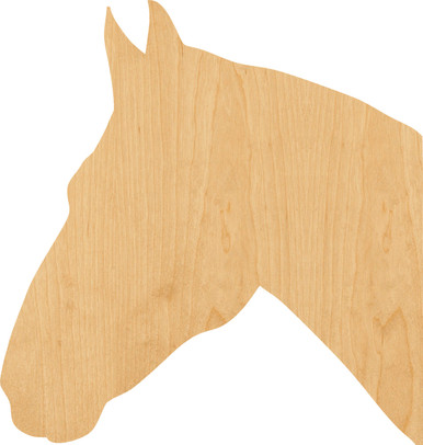 Horse Head 2 #0714 - Laser Wood Shapes 